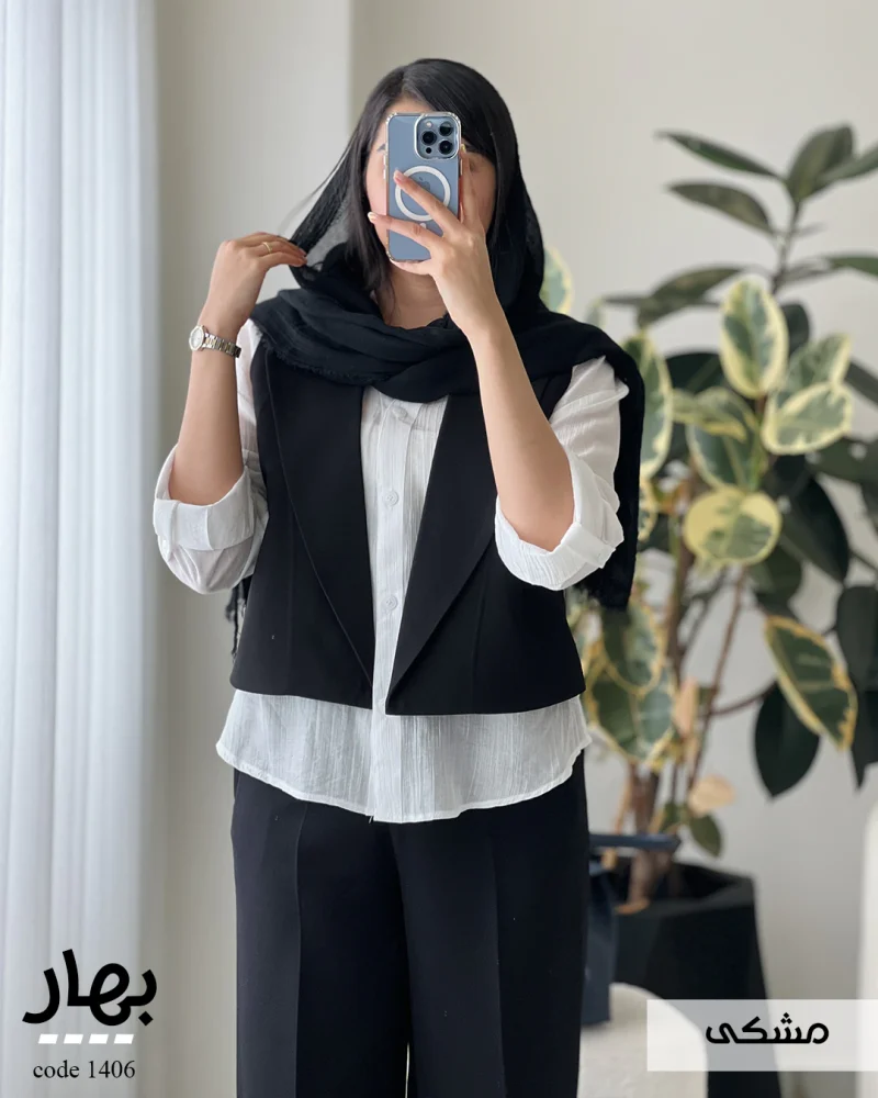 ژیله بهار جنس کتون سیلک ترک کد 1406 - تصویر 6