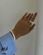 ست دستبند و انگشتر مدل آرام کد 1391