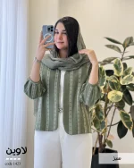 مدل لاوین جنس لینن کنفی کد 1423 - تصویر 4