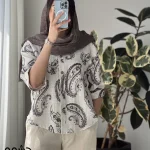 شومیز چشمه جنس لینن ایتالیایی کد 1419