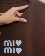 تیشرت طرح MIU MIU جنس پنبه کد 1395 - تصویر 9