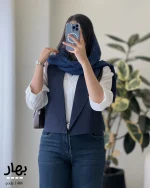 ژیله بهار جنس کتون سیلک ترک کد 1406 - تصویر 11