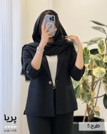 کت پریا جنس لینن نچرال کد 1430 - تصویر 4