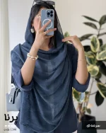 شال مدل پرنا جنس نخ پنبه کد 1390 - تصویر 4