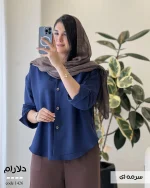 شومیز دلارام جنس پری کد 1425 - تصویر 2