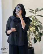 شومیز دلارام جنس پری کد 1425 - تصویر 10