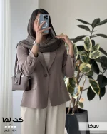 کت لما جنس سیلک لایوسل ترک کد 1414 - تصویر 6