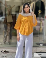 شومیز سایه جنس پری سیلک کد 1442 - تصویر 6