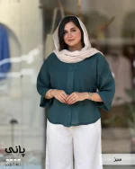 شومیز پانی جنس پری شیشه ای کد 1461 - تصویر 6