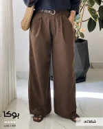شلوار مدل بوکا جنس لینن آنزیم شور شده کد 1460 - تصویر 3