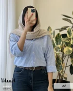 شومیز السانا جنس نخ تترون کد 1443 - تصویر 3