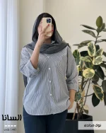 شومیز السانا جنس نخ تترون کد 1443 - تصویر 4