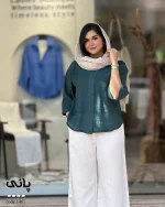 شومیز پانی جنس پری شیشه ای کد 1461 - تصویر 12