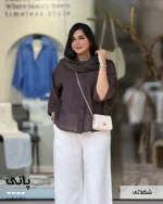 شومیز پانی جنس پری شیشه ای کد 1461 - تصویر 11