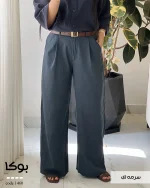 شلوار مدل بوکا جنس لینن آنزیم شور شده کد 1460 - تصویر 4