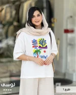 🍒 تیشرت مدل لوسی پنبه نخ 28 کد 1445