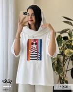🍋 تیشرت مدل بتی جنس نخ پنبه کد 1433 - تصویر 5