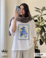 🍋 تیشرت مدل بتی جنس نخ پنبه کد 1433 - تصویر 7