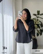شومیز دلا جنس پری ایر کد 1465 - تصویر 8