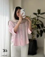 شومیز دلا جنس پری ایر کد 1465 - تصویر 9