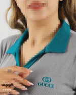 کراپ پلو شرت گوچی جنس پاپایا کد 1452 - تصویر 13