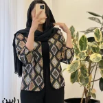 مدل رابین جنس لینن چاپی کد 1435