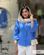 شومیز پانی جنس پری شیشه ای کد 1461 - تصویر 14