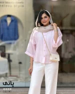شومیز پانی جنس پری شیشه ای کد 1461 - تصویر 4