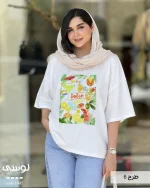 🍒 تیشرت مدل لوسی پنبه نخ 28 کد 1445 - تصویر 5