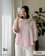شومیز دلا جنس پری ایر کد 1465 - تصویر 2