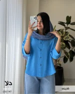 شومیز دلا جنس پری ایر کد 1465 - تصویر 15