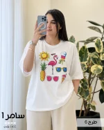 تیشرت مدل سامر 1 پنبه نخ 28 کد 1432 - تصویر 6