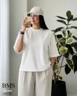 🍒 تیشرت بیسیک مدل BMS پنبه کد 1449 - تصویر 2