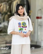 🍒 تیشرت مدل لوسی پنبه نخ 28 کد 1445 - تصویر 10