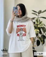 🍋 تیشرت مدل بتی جنس نخ پنبه کد 1433 - تصویر 3