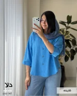 شومیز دلا جنس پری ایر کد 1465 - تصویر 4