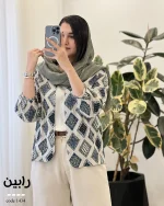 مدل رابین جنس لینن چاپی کد 1435