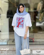 🍒 تیشرت مدل لوسی پنبه نخ 28 کد 1445 - تصویر 6