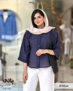 شومیز پانی جنس پری شیشه ای کد 1461 - تصویر 5