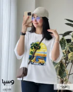 تیشرت مدل وسپا پنبه نخ 28 کد 1456 - تصویر 7