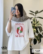 🍋 تیشرت مدل بتی جنس نخ پنبه کد 1433 - تصویر 9