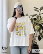 🍋 تیشرت مدل لورا جنس نخ پنبه کد 1469 - تصویر 13