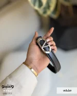 کمربند مدل ولنتینو چرم دور دوخت کد 1513 - تصویر 3