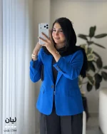 کت مدل لیان جنس لینن اسلپ گرم بالا کد 1504 - تصویر 14