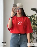 تیشرت قرمز مدل کنزو پنبه نخ 28 کد 1516 - تصویر 8