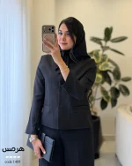 کت مدل هرمس جنس صوفیا لینن کد 1489 - تصویر 7