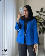 کت مدل لیان جنس لینن اسلپ گرم بالا کد 1504 - تصویر 15
