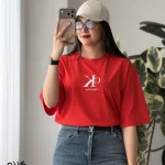 تیشرت قرمز مدل کنزو پنبه نخ 28 کد 1516