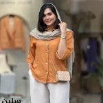 شومیز سلین جنس سزار شیشه ای کد 1467