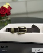 کمربند هلما  چرم مصنوعی با کیفیت دور دوخت کد 1470 - تصویر 4